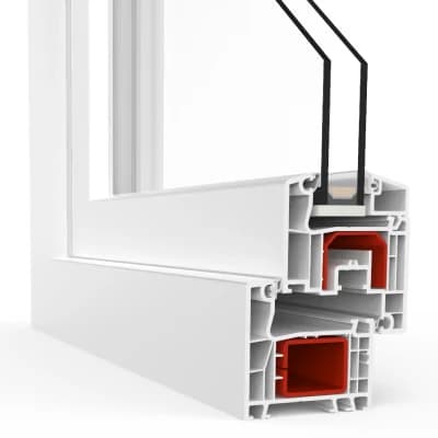 Aluplast Baie vitrée IDEAL® 4000 — fenêtre sur mesure